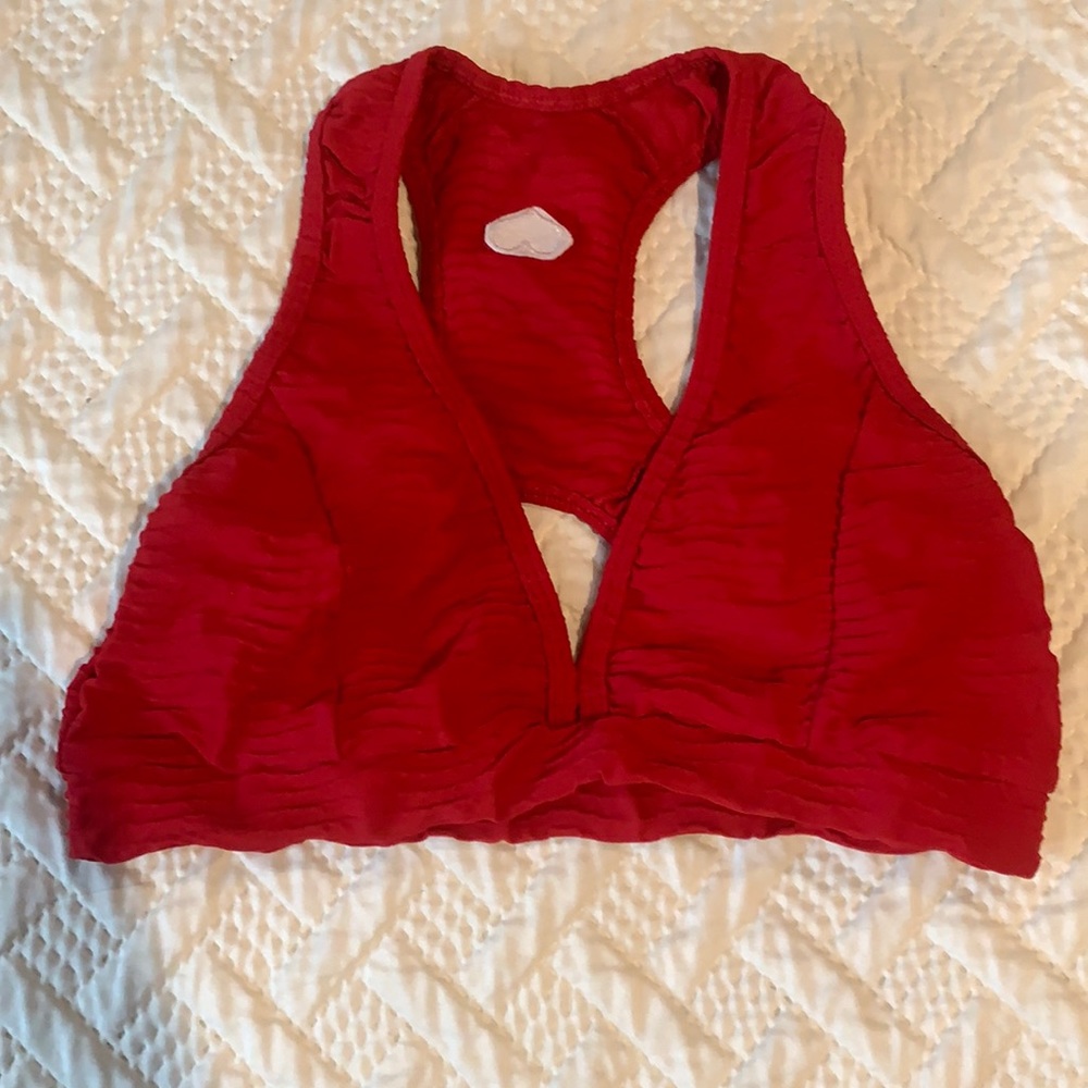 BOOTY BY BRABANTS original red sports bra